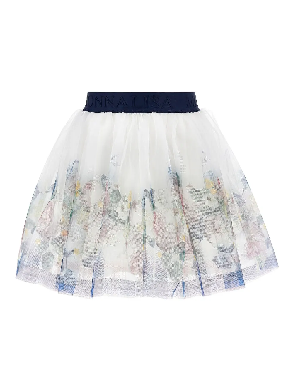 Юбка из тюля с цветочным принтом Monnalisa, синий
Юбка из тюля с цветочным принтом Monnalisa, синий