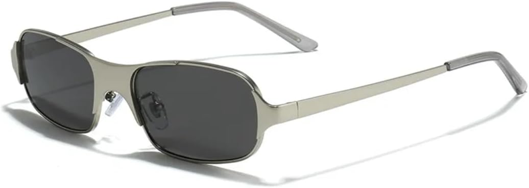 Популярные модные прямоугольные металлические женские солнцезащитные очки в стиле ретро с градиентными оттенками конфетных цветов, защита от УФ-излучения UV400, мужские матовые VVTWSSW, Matte Silver Gray
Популярные модные прямоугольные металлические женские солнцезащитные очки в стиле ретро с градиентными оттенками конфетных цветов, защита от УФ-излучения UV400, мужские матовые VVTWSSW, Matte Silver Gray