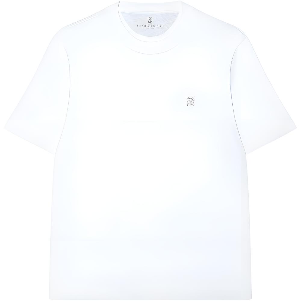 Футболка с вышитым логотипом Brunello Cucinelli, белый
Футболка с вышитым логотипом Brunello Cucinelli, белый