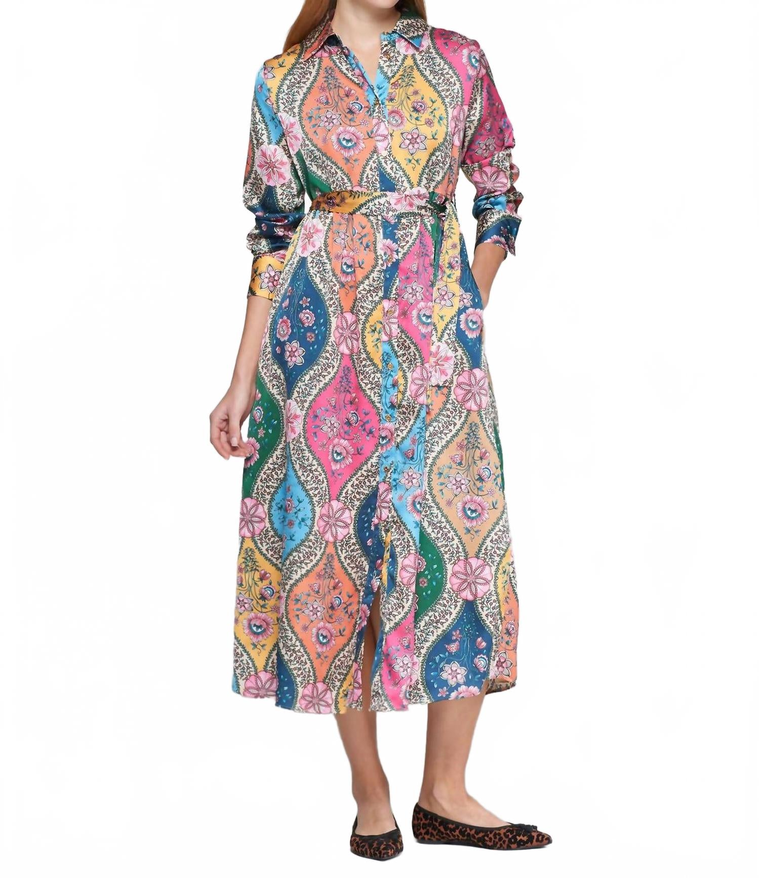 Разноцветное платье с цветочным принтом Amira Estampado Vilagallo, Multi
Разноцветное платье с цветочным принтом Amira Estampado Vilagallo, Multi