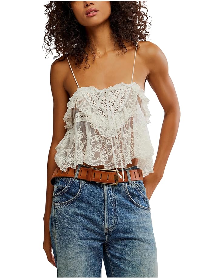Топ Free People Sofia Embroidered Tank, слоновая кость
Топ Free People Sofia Embroidered Tank, слоновая кость
