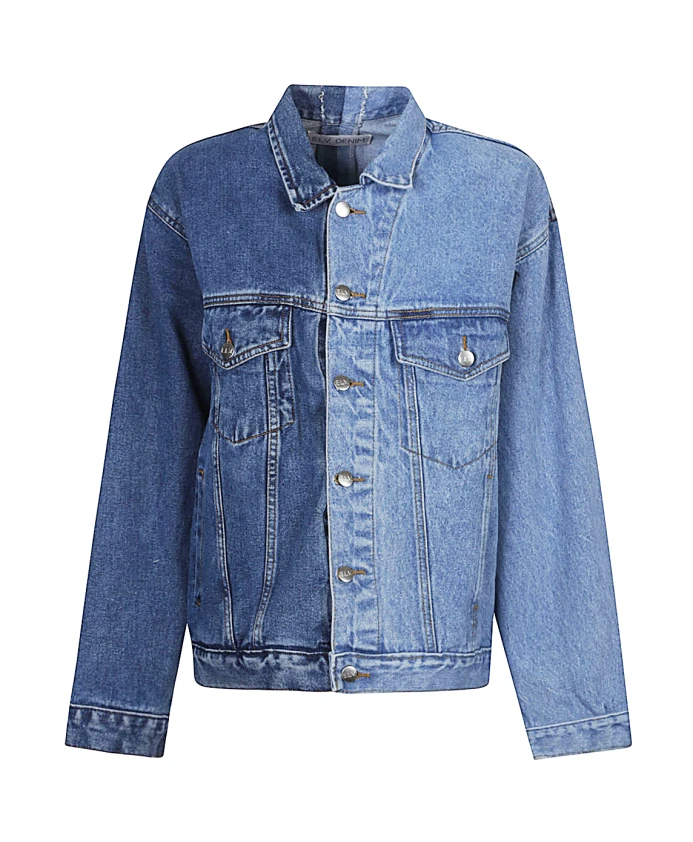 Синяя джинсовая куртка с оригинальным дизайном. E.L.V. Denim, синий
Синяя джинсовая куртка с оригинальным дизайном. E.L.V. Denim, синий