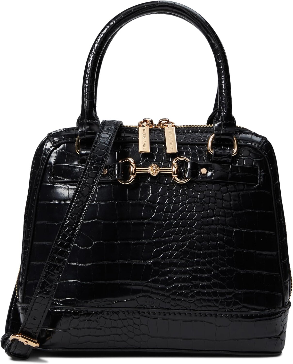 Сумка Anne Klein Mini Horsebit Top-Handle Satchel In Croco, черный
Сумка Anne Klein Mini Horsebit Top-Handle Satchel In Croco, черный