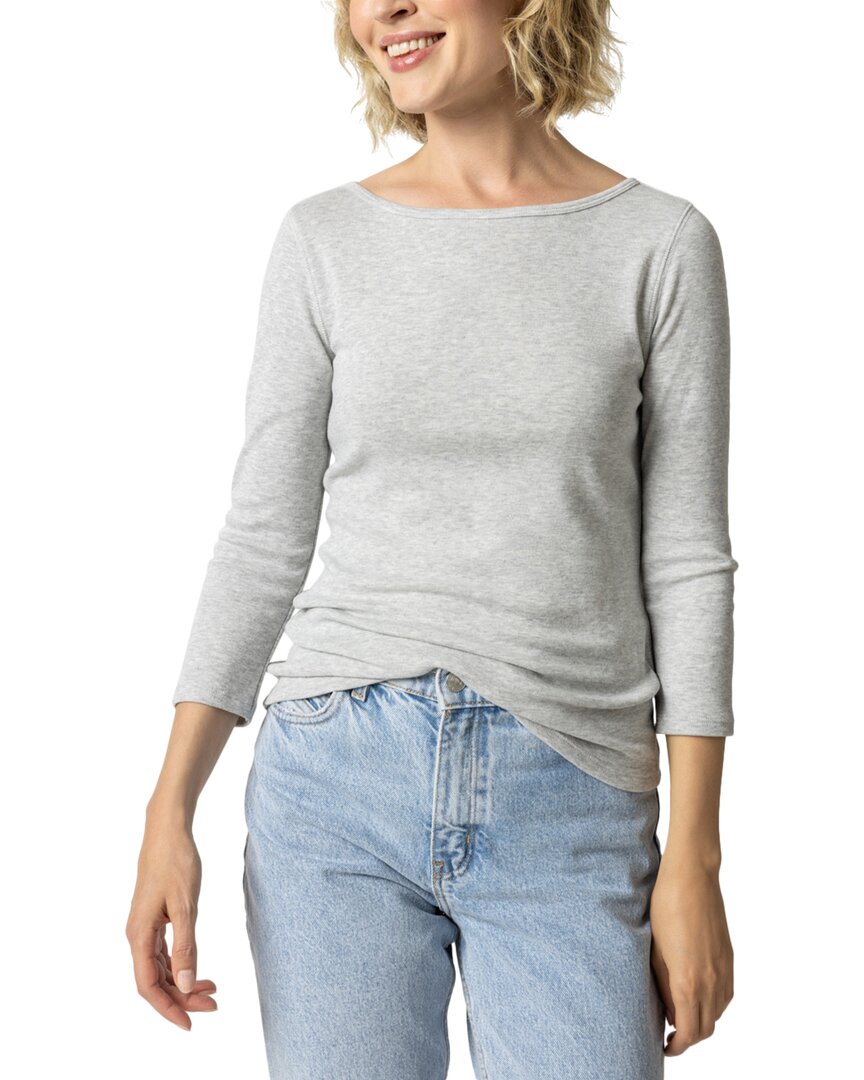 Рубашка Lilla P Slim с вырезом-лодочкой, серый
Рубашка Lilla P Slim с вырезом-лодочкой, серый