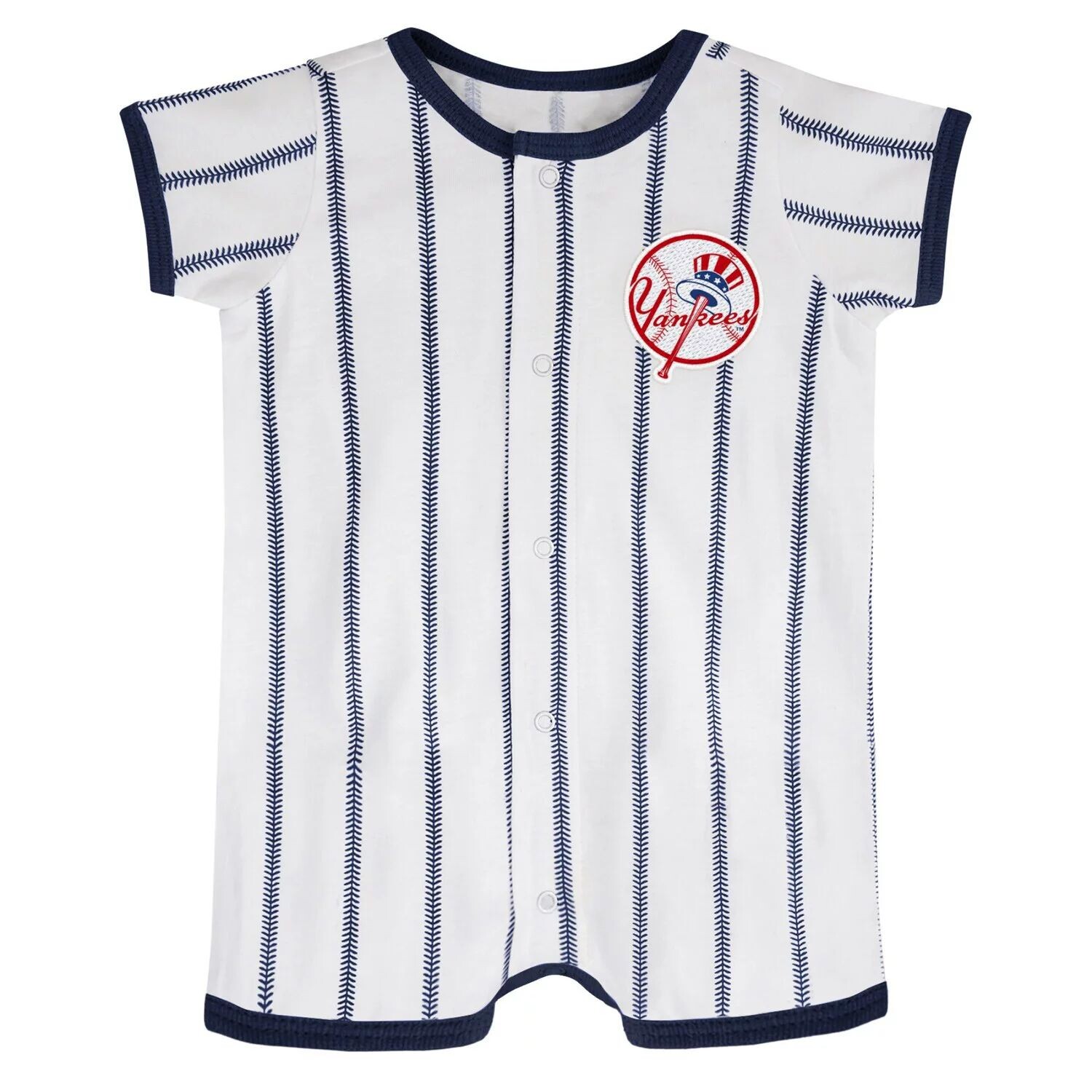 Белый комбинезон в тонкую полоску для младенцев New York Yankees Power Hitter Outerstuff
Белый комбинезон в тонкую полоску для младенцев New York Yankees Power Hitter Outerstuff