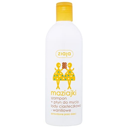 Детский гель для душа с печеньем и ванильным мороженым 400 мл Ziaja 
Детский гель для душа с печеньем и ванильным мороженым 400 мл Ziaja