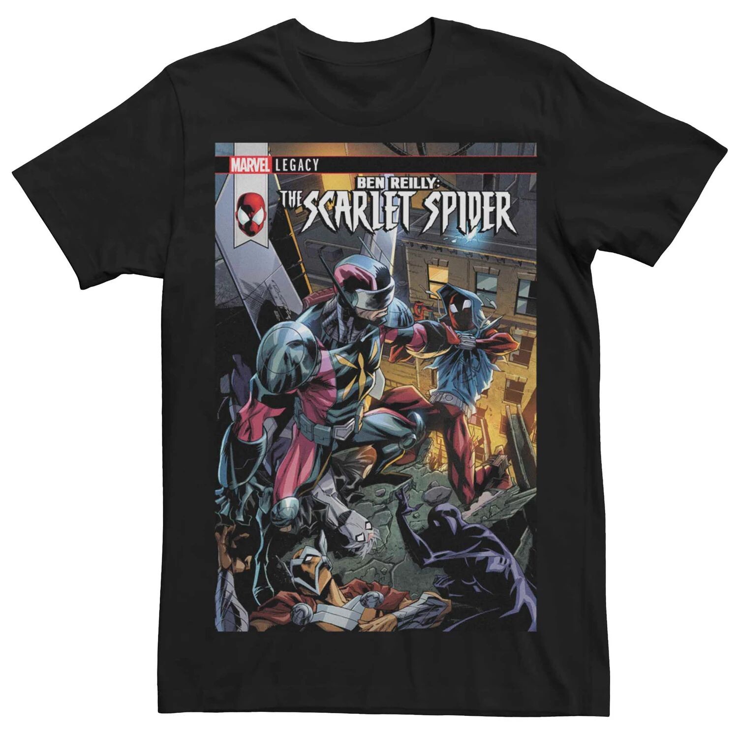 Мужская футболка с обложкой комиксов Marvel Ben Reilly Scarlet Spider #13 Licensed Character
Мужская футболка с обложкой комиксов Marvel Ben Reilly Scarlet Spider #13 Licensed Character