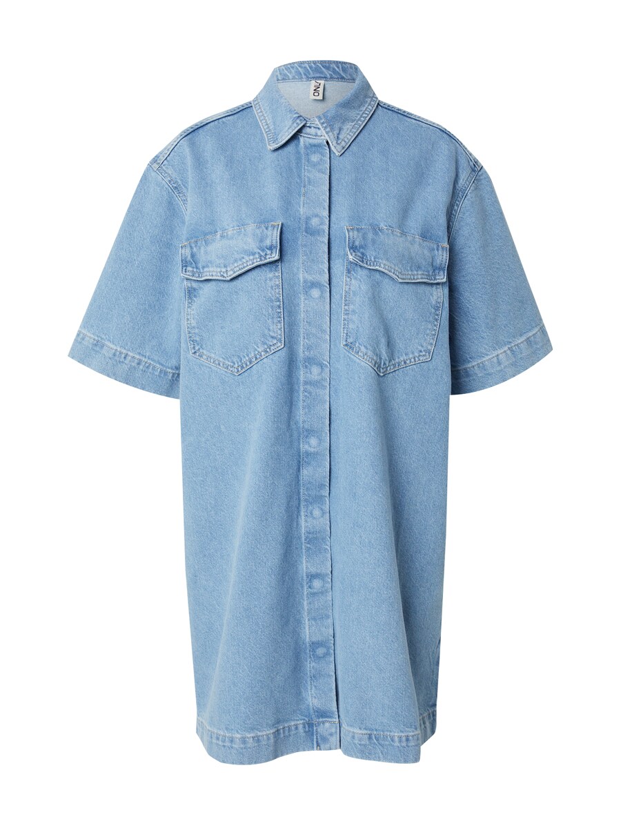 Платье-рубашка ONLY, синий деним
Платье-рубашка ONLY, синий деним