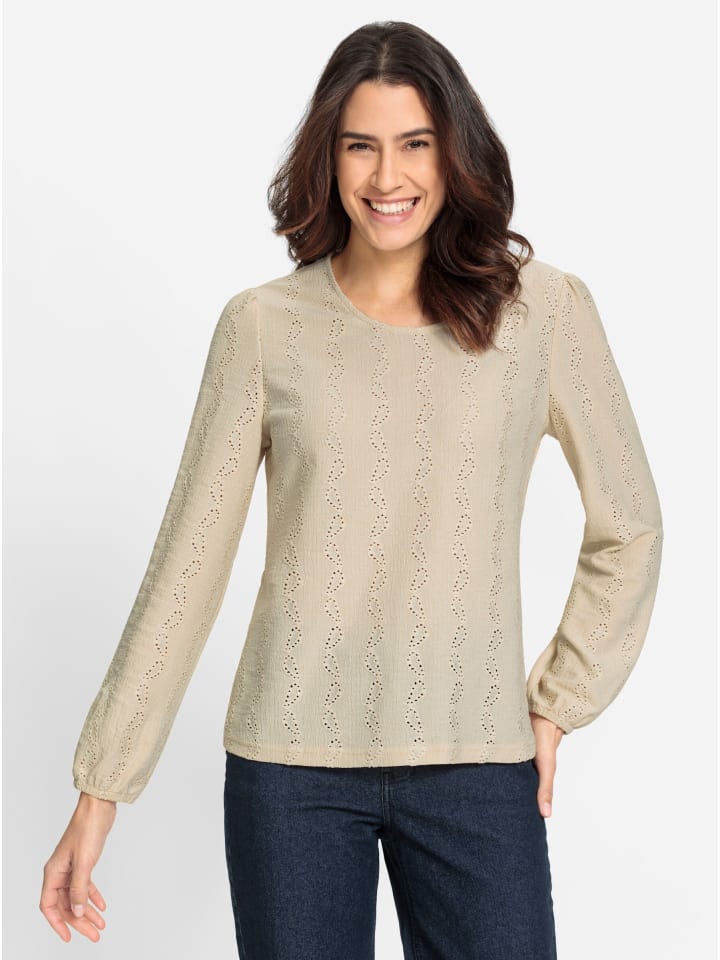 Рубашка с длинными рукавами песочного цвета WITT WEIDEN
Рубашка с длинными рукавами песочного цвета WITT WEIDEN