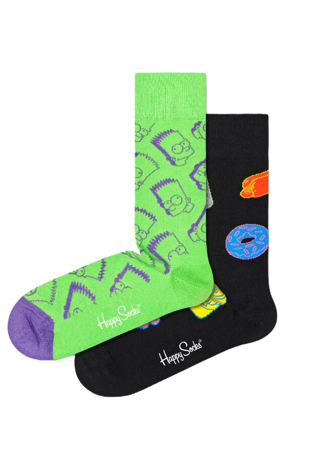 Носки женские Happy Socks с принтом Симпсоны 2 пары, мультиколор
Носки женские Happy Socks с принтом Симпсоны 2 пары, мультиколор