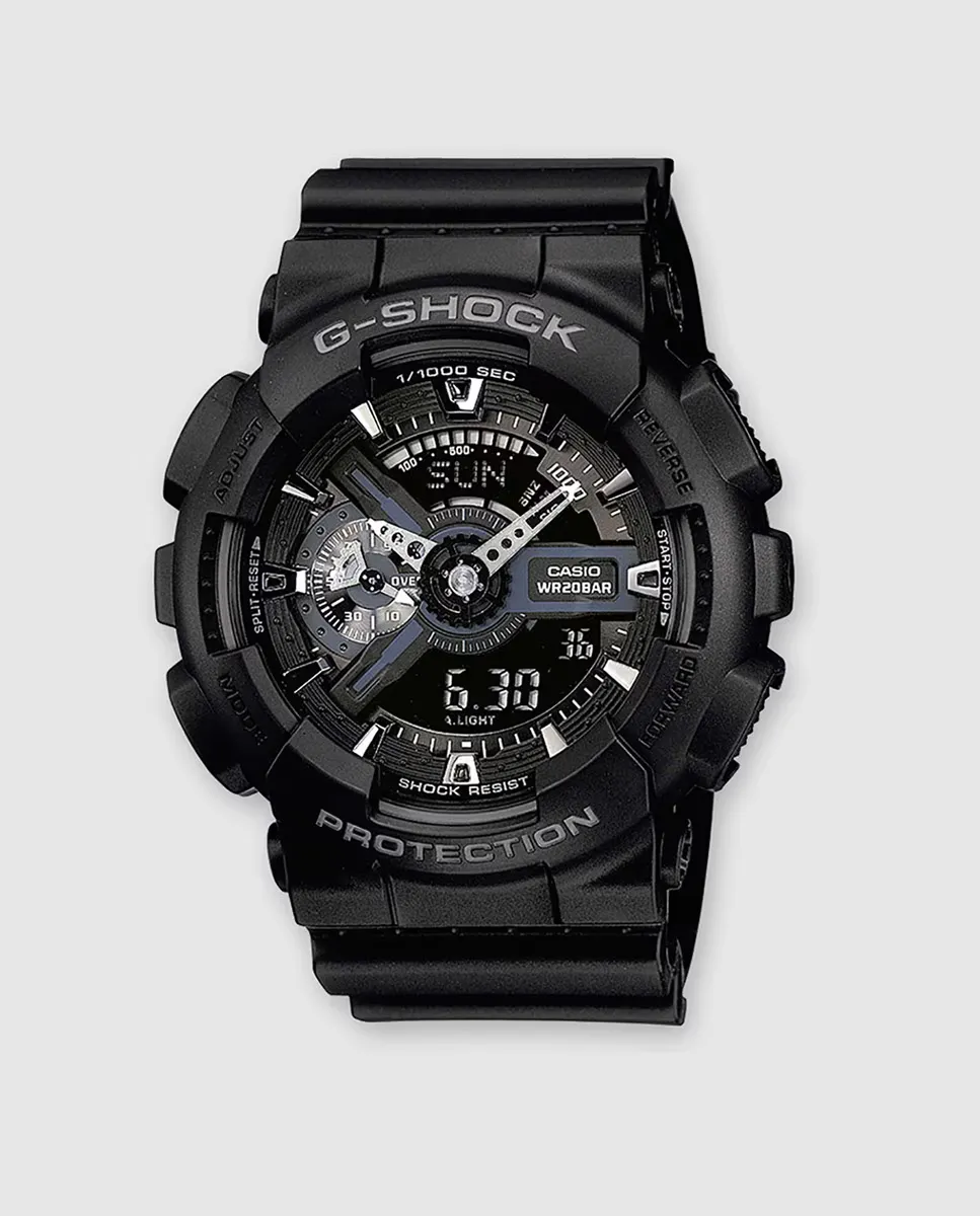 Casio G-SHOCK GA-110-1BER Мужские часы Автоматический антимагнитный секундомер со светодиодной подсветкой, черный
Casio G-SHOCK GA-110-1BER Мужские часы Автоматический антимагнитный секундомер со светодиодной подсветкой, черный