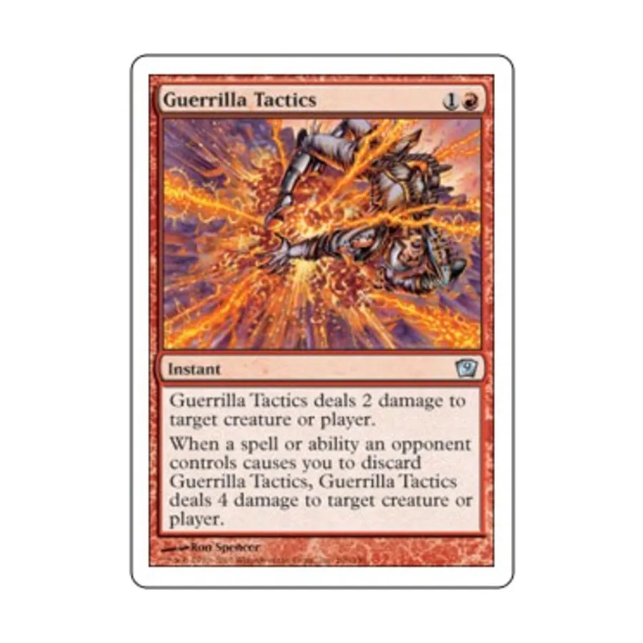 CCG Партизанская тактика (U), MTG - 9th Edition
CCG Партизанская тактика (U), MTG - 9th Edition