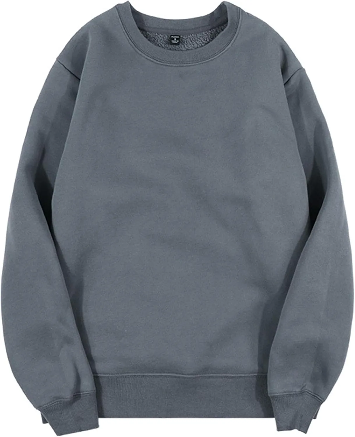 Теплый свитшот с длинным рукавом, круглый вырез, однотонный limcmelf
Теплый свитшот с длинным рукавом, круглый вырез, однотонный limcmelf