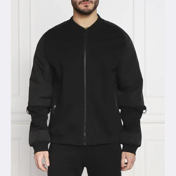 Бомбер стандартного кроя Les Hommes, черный
Бомбер стандартного кроя Les Hommes, черный