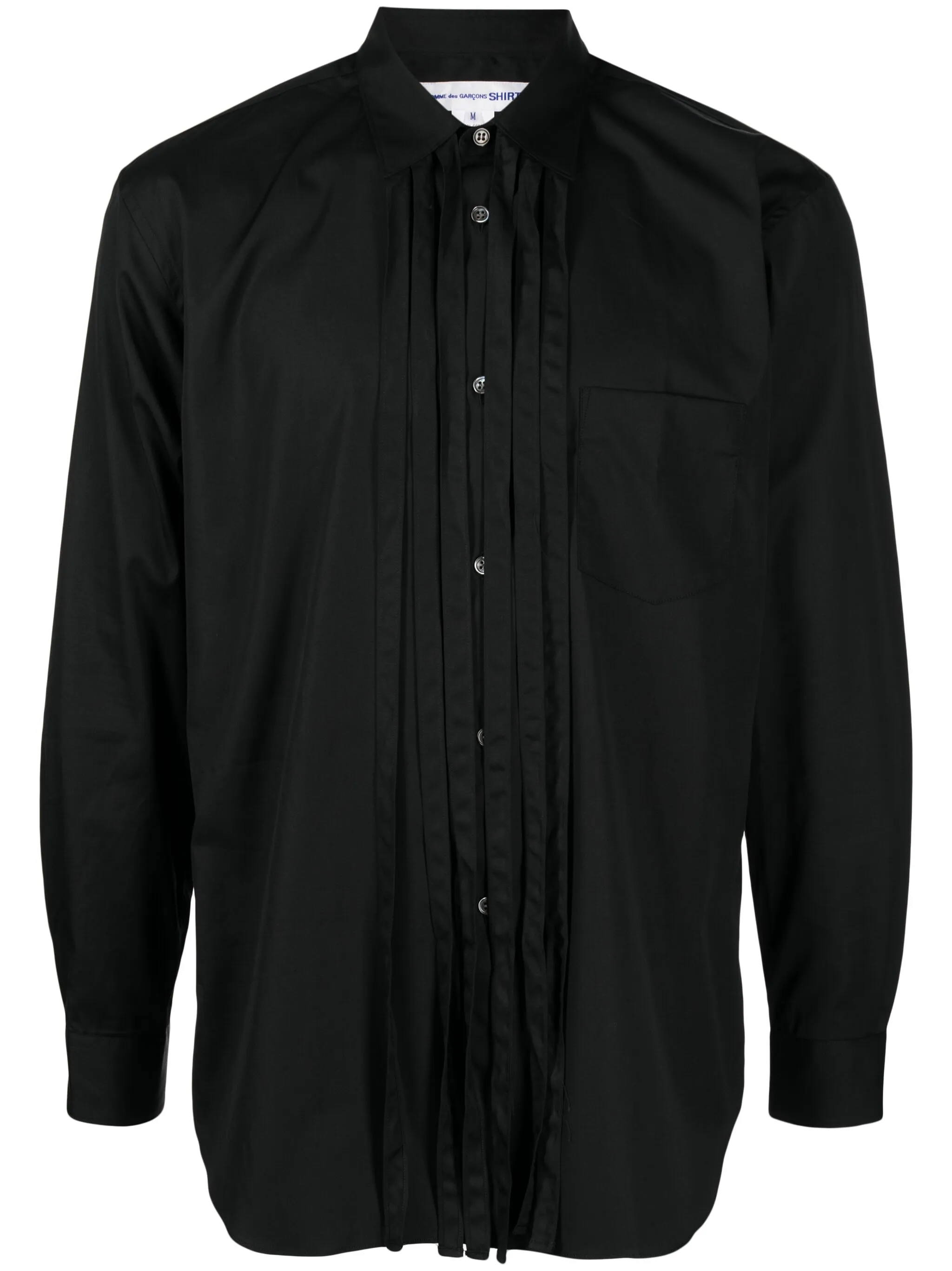 Рубашка со складками Comme Des Garçons Shirt, черный
Рубашка со складками Comme Des Garçons Shirt, черный