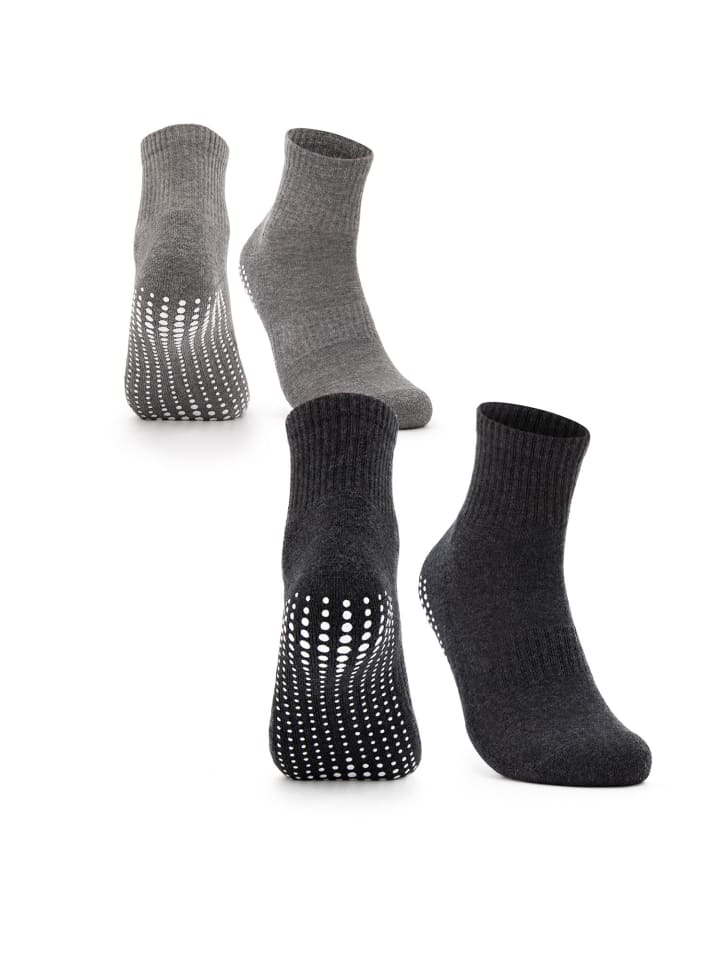 Occulto Набор из двух нескользящих носков Andi черного и серого цвета
Occulto Набор из двух нескользящих носков Andi черного и серого цвета