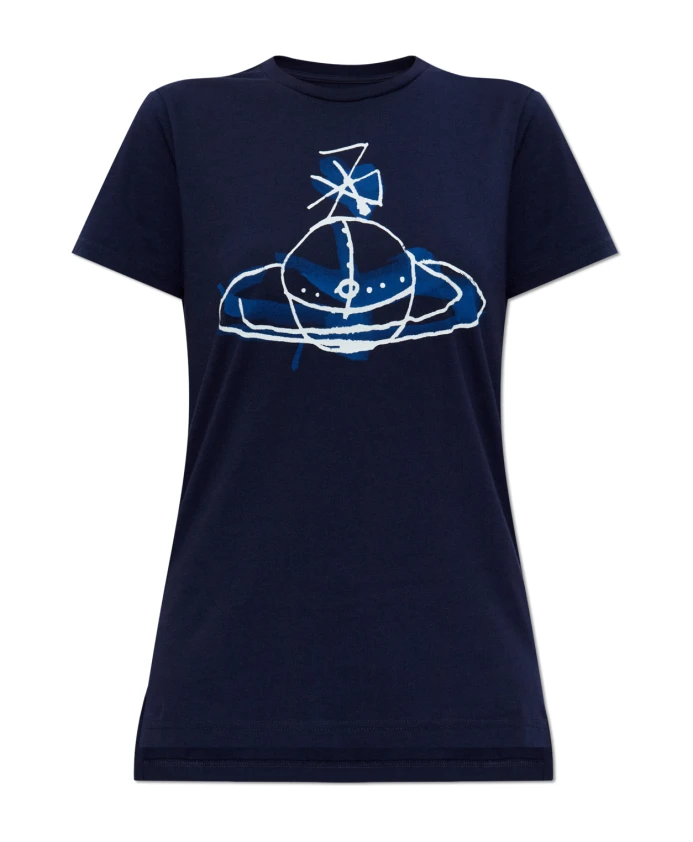 Футболка с логотипом Vivienne Westwood, синий
Футболка с логотипом Vivienne Westwood, синий