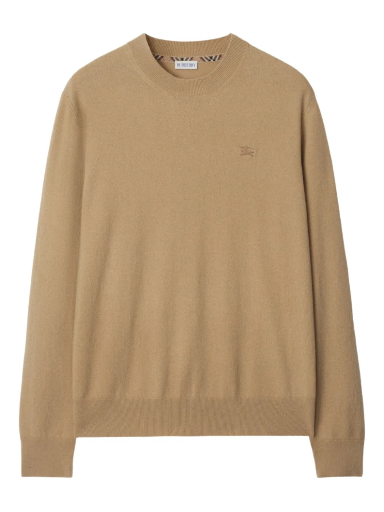 Burberry свитер с длинными рукавами, серый 
Burberry свитер с длинными рукавами, серый