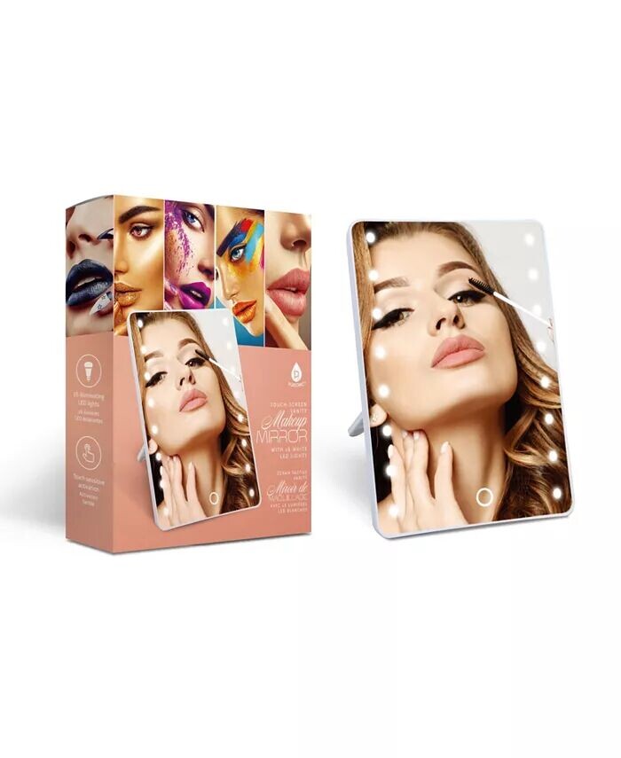 Зеркало для макияжа с сенсорным экраном Pursonic, цвет White border
Зеркало для макияжа с сенсорным экраном Pursonic, цвет White border