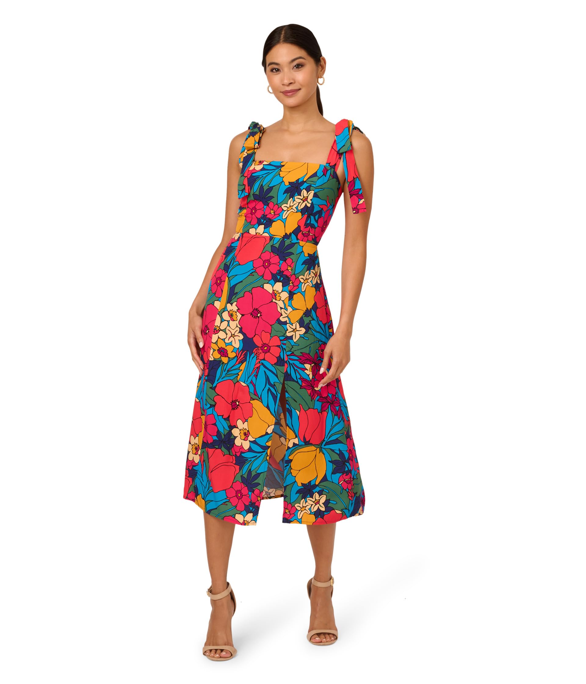 Платье Adrianna Papell Printed Midi Dress, Orange Multi
Платье Adrianna Papell Printed Midi Dress, Orange Multi