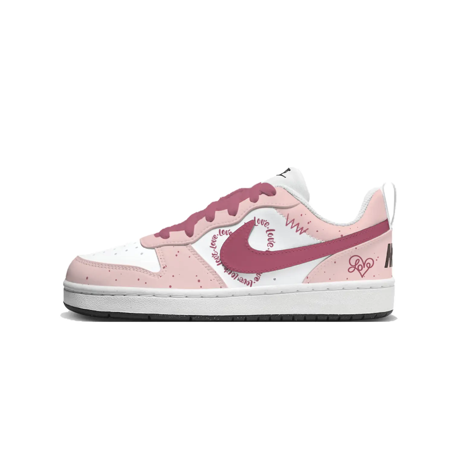 Nike Кроссовки для скейтбординга Court Borough Peach Blossom Hidden Code Abrasion Resistant низкие белые розовые детские
Nike Кроссовки для скейтбординга Court Borough Peach Blossom Hidden Code Abrasion Resistant низкие белые розовые детские