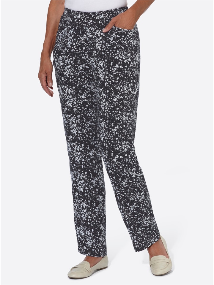 Брюки-карго с принтом черного и экрю WITT WEIDEN
Брюки-карго с принтом черного и экрю WITT WEIDEN