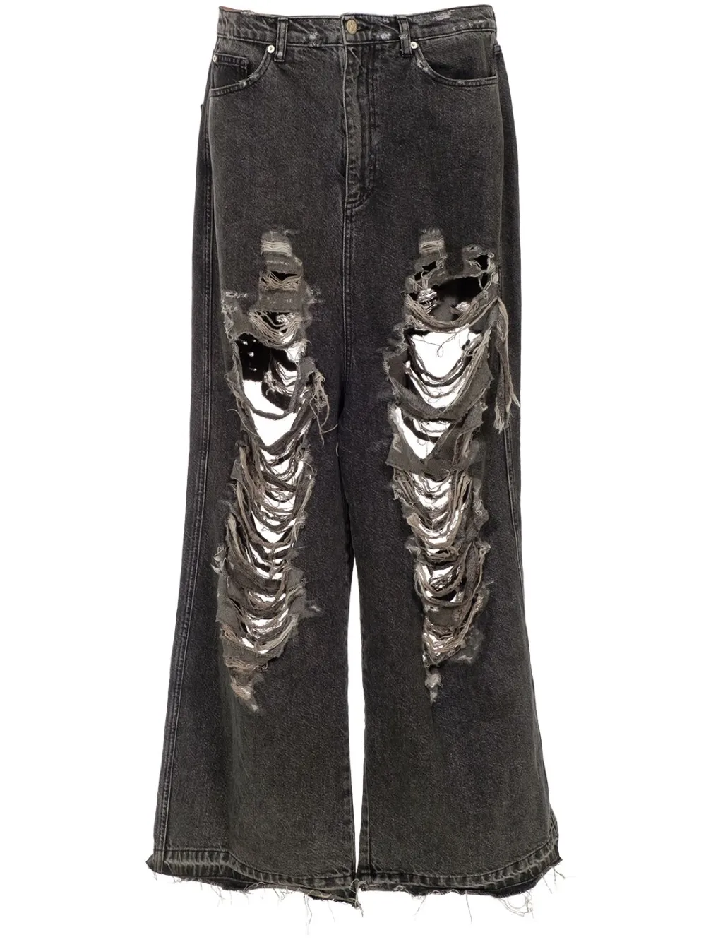 Широкие джинсы с прорезями Natasha Zinko, черный
Широкие джинсы с прорезями Natasha Zinko, черный