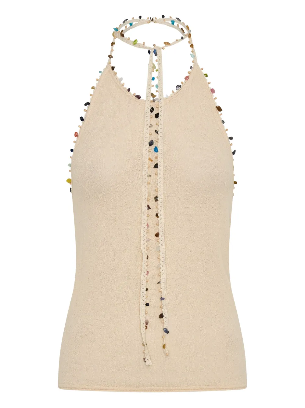 Топ Beach Quartz с вырезом халтер Christopher Esber, нейтральный
Топ Beach Quartz с вырезом халтер Christopher Esber, нейтральный