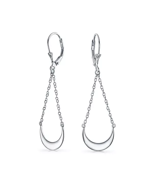 Серьги-Подвески в форме полумесяца из стерлингового серебра с каплевидной цепочкой Bling Jewelry, silver
Серьги-Подвески в форме полумесяца из стерлингового серебра с каплевидной цепочкой Bling Jewelry, silver