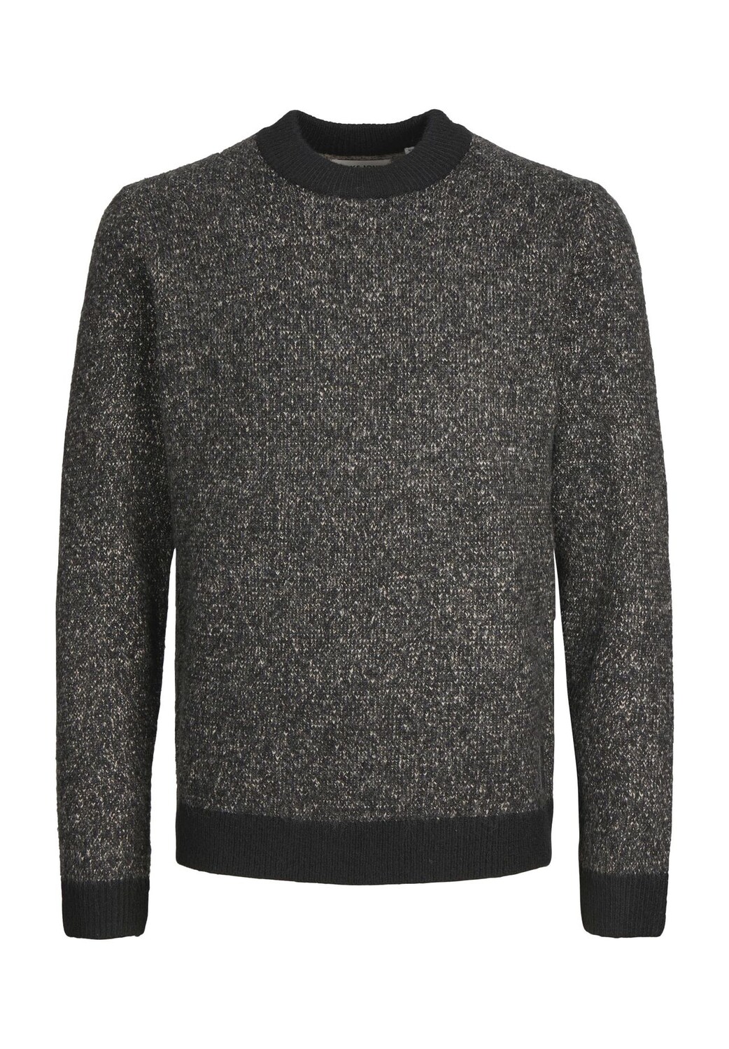 Вязаный мужской свитер с круглым вырезом Jack & Jones, черный
Вязаный мужской свитер с круглым вырезом Jack & Jones, черный