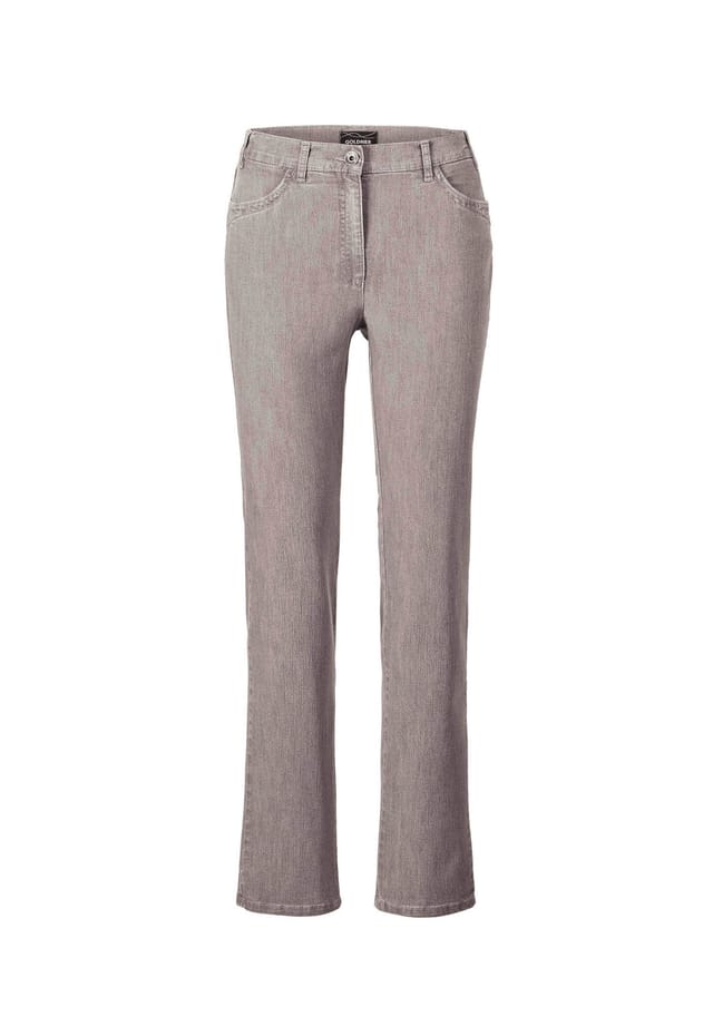 Короткий размер: элегантно декорированные джинсы Carla Goldner, серый
Короткий размер: элегантно декорированные джинсы Carla Goldner, серый