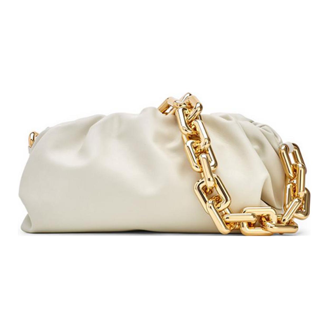 Bottega Veneta Клатч на одно плечо из телячьей кожи женский белый
Bottega Veneta Клатч на одно плечо из телячьей кожи женский белый