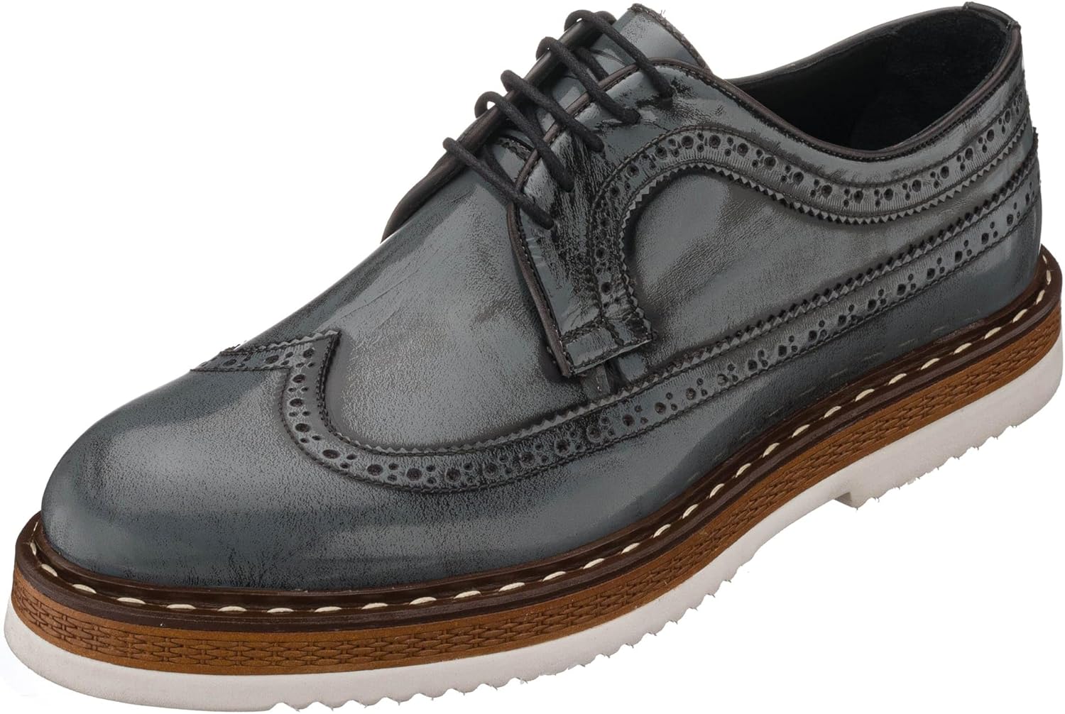 Мужские серые кожаные ручной работы легкие оксфорды DALGALA с шнуровкой, повседневная обувь для мужчин
Мужские серые кожаные ручной работы легкие оксфорды DALGALA с шнуровкой, повседневная обувь для мужчин