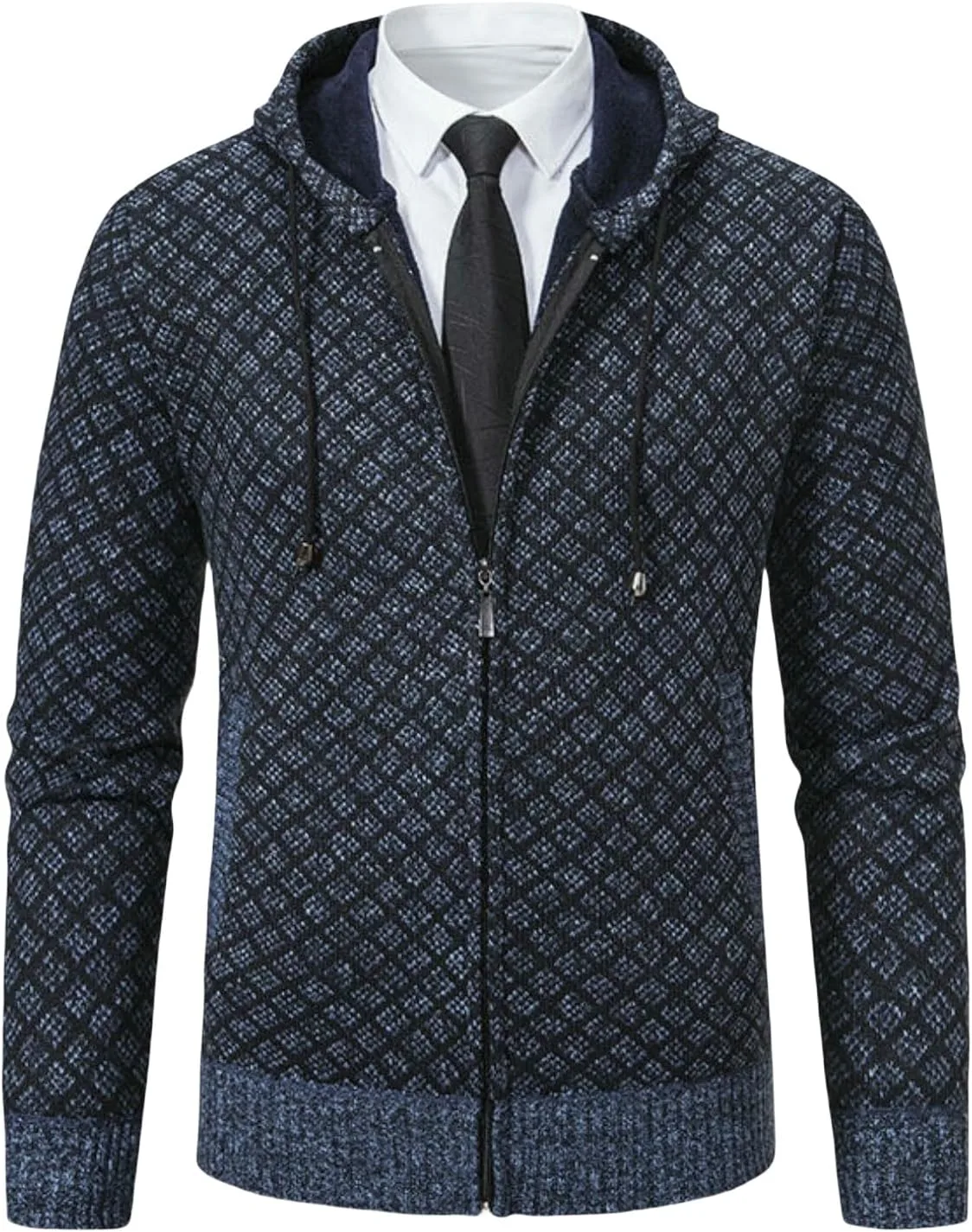 Мужская тонкая кардиган-толстовка с капюшоном на молнии OAKVERVE
Мужская тонкая кардиган-толстовка с капюшоном на молнии OAKVERVE