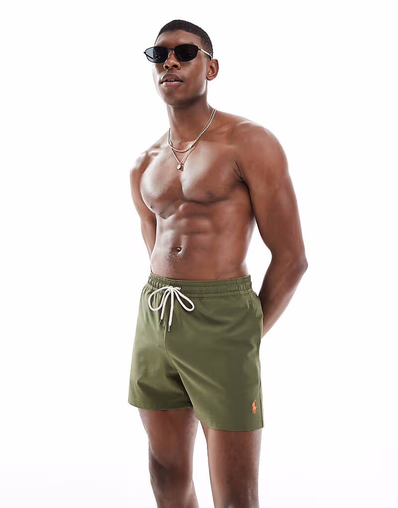 Плавки Polo Ralph Lauren Traveler с логотипом облегающего кроя средней длины оливково-зеленого цвета
Плавки Polo Ralph Lauren Traveler с логотипом облегающего кроя средней длины оливково-зеленого цвета