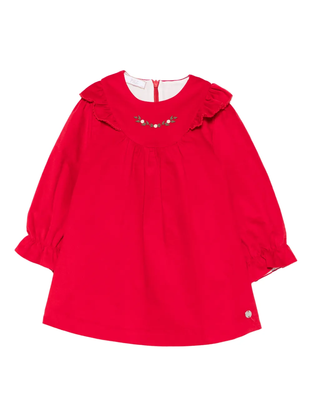 Платье с оборками и вышивкой Paz Rodriguez, красный
Платье с оборками и вышивкой Paz Rodriguez, красный