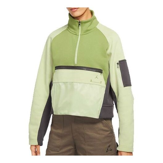 Свитер флисовый пуловер воротник-стойка толстовка Air Jordan, зеленый
Свитер флисовый пуловер воротник-стойка толстовка Air Jordan, зеленый
