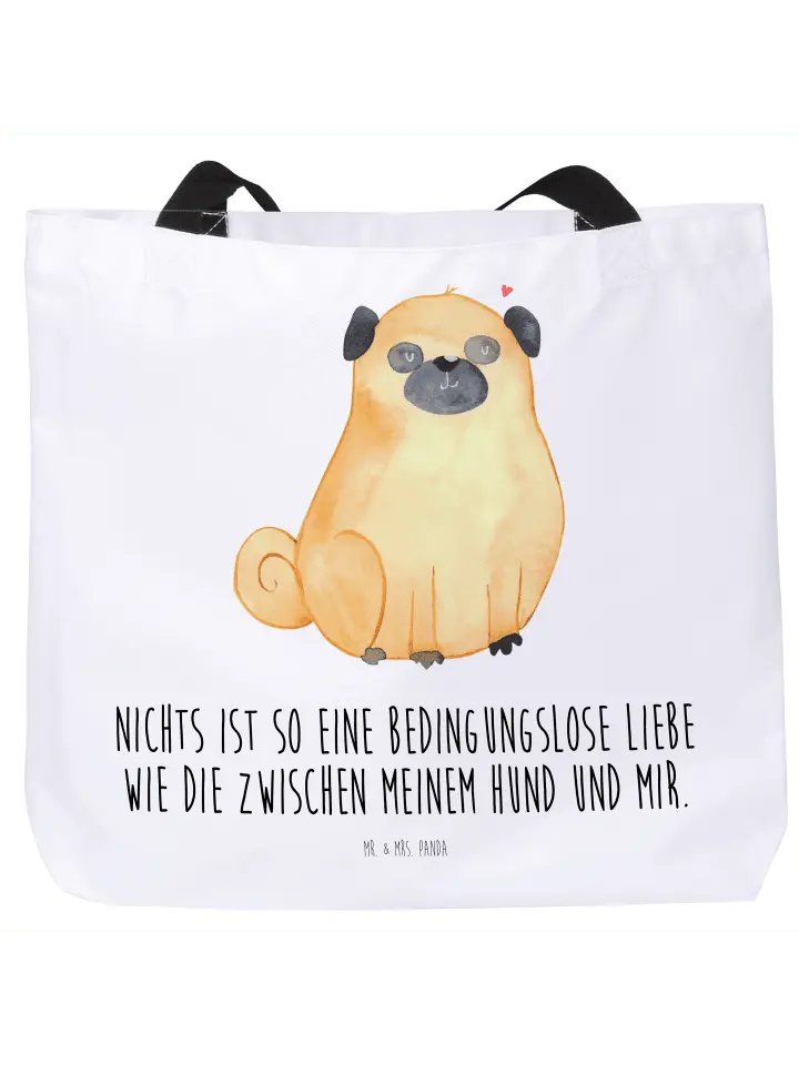 Сумка-шоппер Mr & Mrs Panda Mops, белый
Сумка-шоппер Mr & Mrs Panda Mops, белый