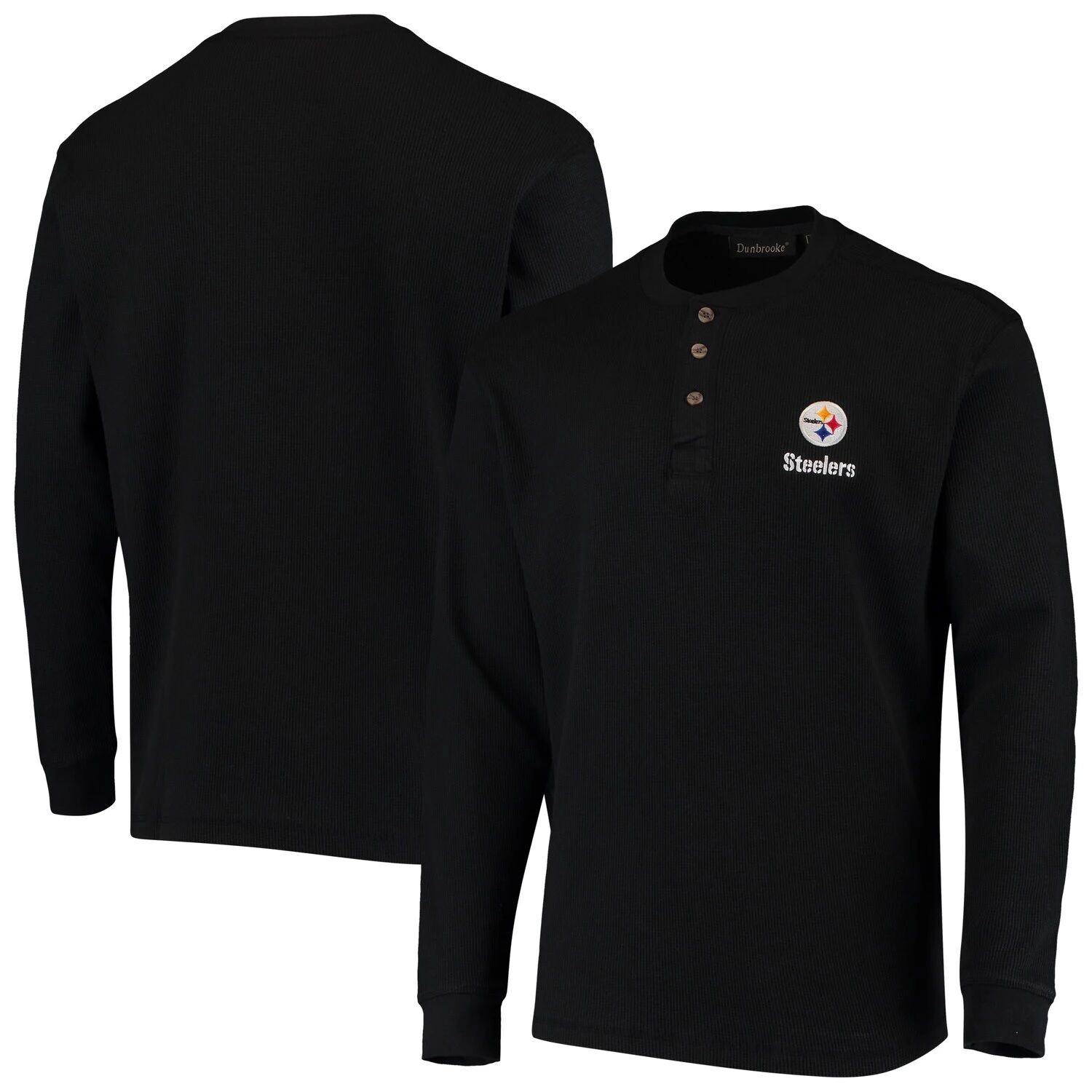 Мужская черная футболка с длинным рукавом Dunbrooke Pittsburgh Steelers Logo Maverick Thermal Henley, Черный, Мужская черная футболка с длинным рукавом Dunbrooke Pittsburgh Steelers Logo Maverick Thermal Henley
Мужская черная футболка с длинным рукавом Dunbrooke Pittsburgh Steelers Logo Maverick Thermal Henley, Черный, Мужская черная футболка с длинным рукавом Dunbrooke Pittsburgh Steelers Logo Maverick Thermal Henley