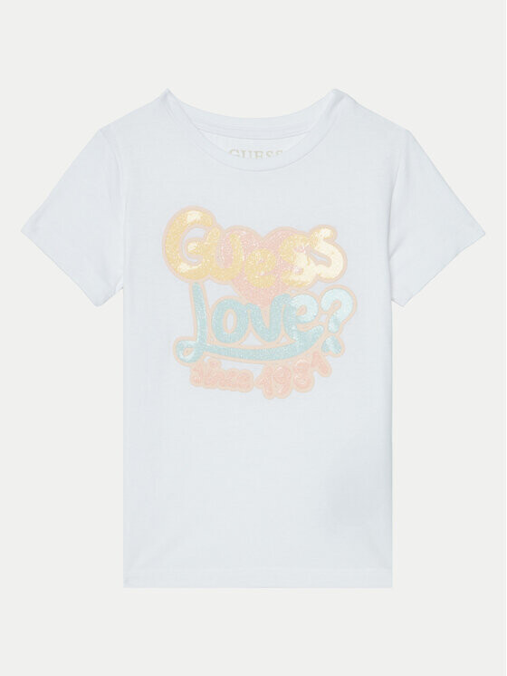 Футболка стандартного кроя Guess, белый
Футболка стандартного кроя Guess, белый