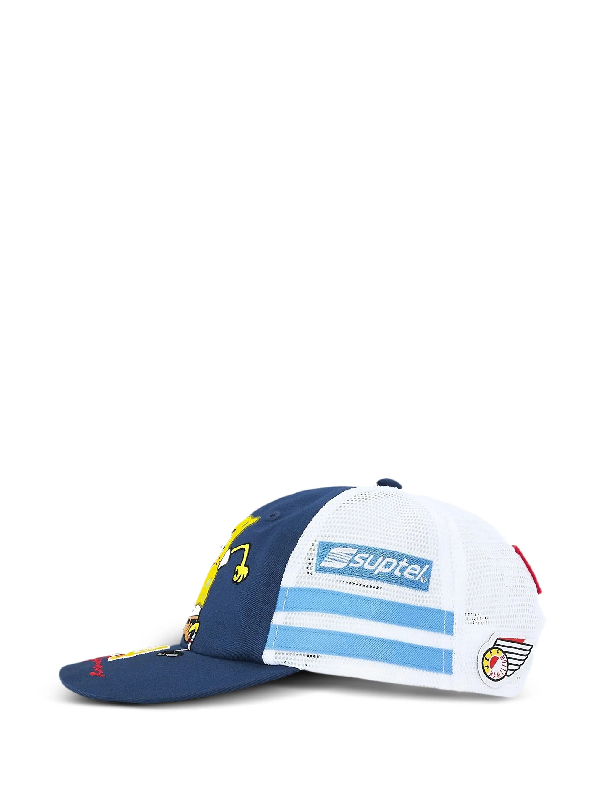 Бейсболка из коллаборации с Square Pants x SpongeBob x Jeff Hamilton Supreme, синий
Бейсболка из коллаборации с Square Pants x SpongeBob x Jeff Hamilton Supreme, синий