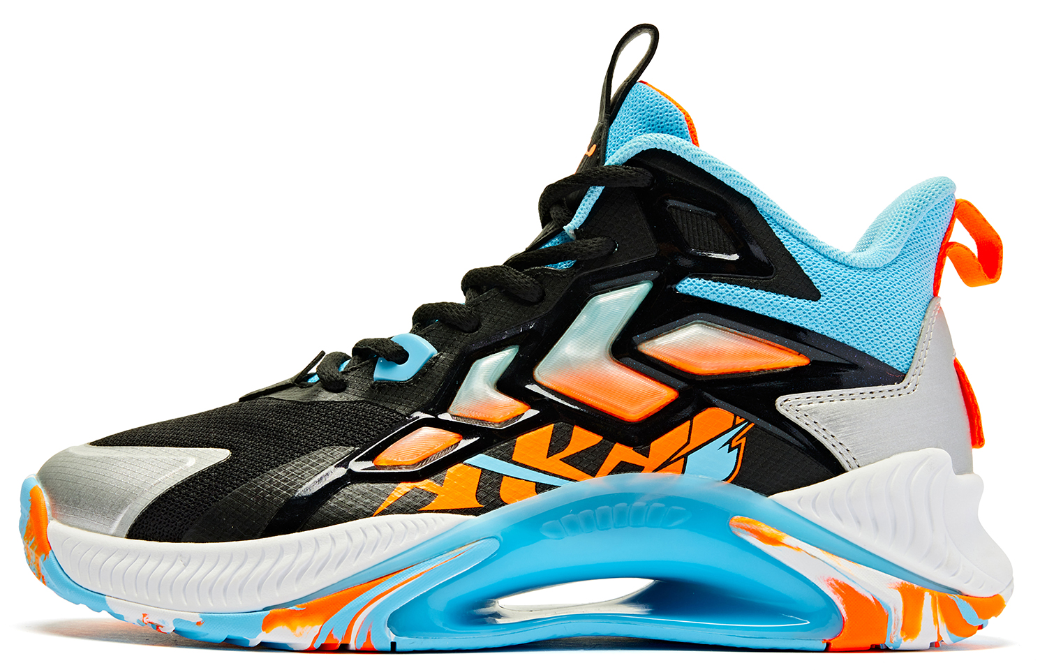 QIAODAN Детские баскетбольные кроссовки среднего размера с амортизацией, износостойкие, синие, для подростков 
QIAODAN Детские баскетбольные кроссовки среднего размера с амортизацией, износостойкие, синие, для подростков