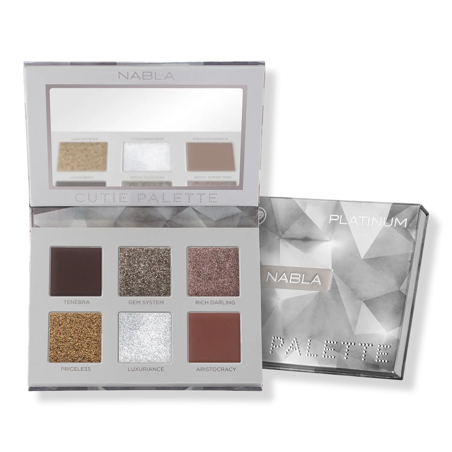 Тени для век Cutie Palette Platinum NABLA
Тени для век Cutie Palette Platinum NABLA