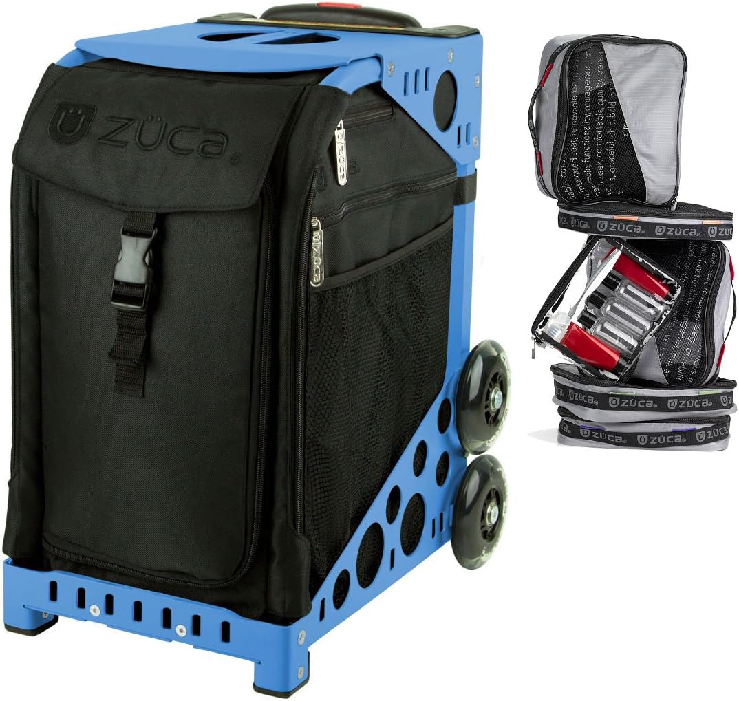 Спортивная сумка-вкладыш Zuca "Stealth", синяя рама, мигающие колеса и набор с чехлом для флаера
Спортивная сумка-вкладыш Zuca "Stealth", синяя рама, мигающие колеса и набор с чехлом для флаера