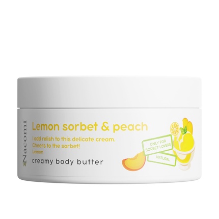 Крем для тела Creamy Body Butter With A Scent Of Lemon Sorbet & Peach
Крем для тела Creamy Body Butter With A Scent Of Lemon Sorbet & Peach