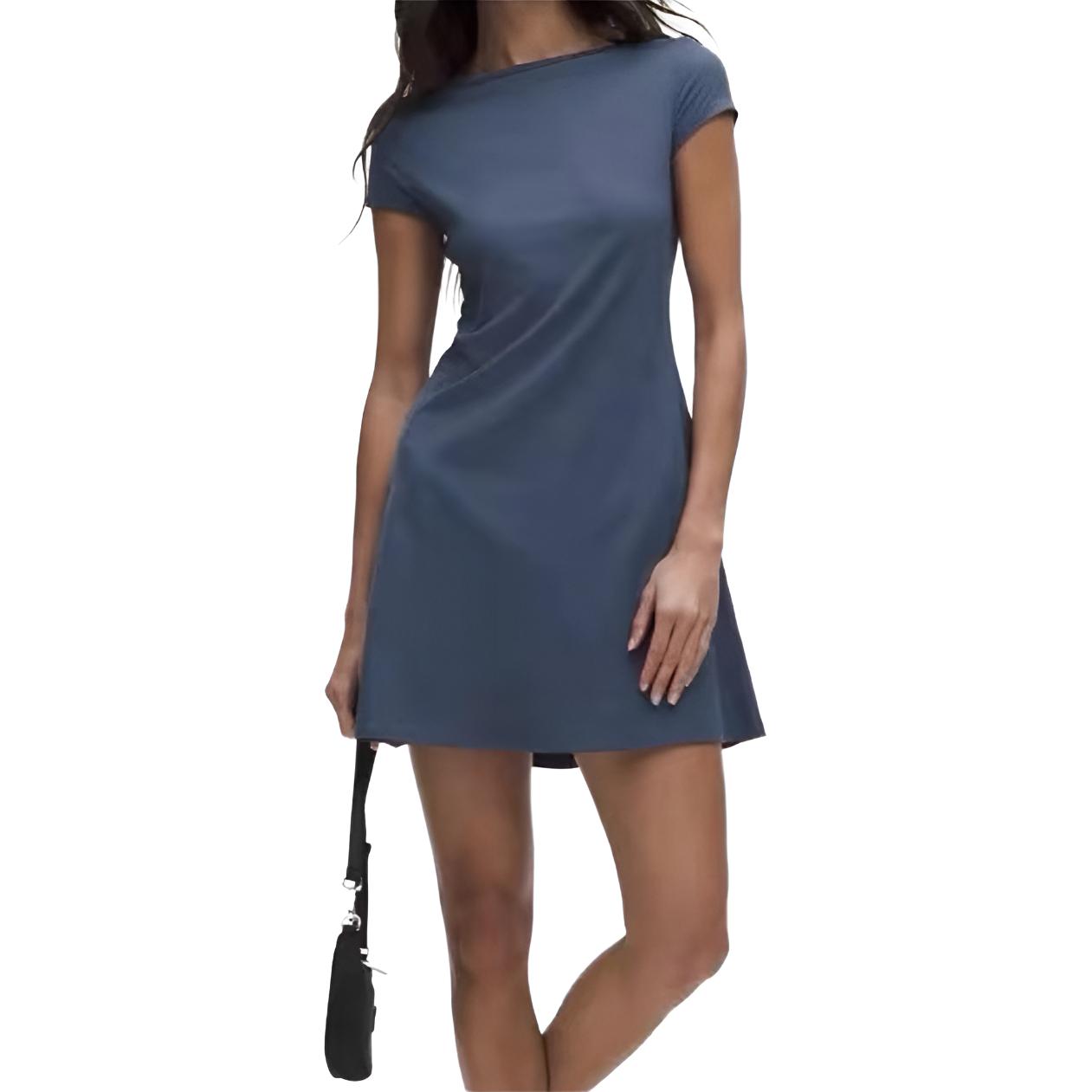 Женское платье с коротким рукавом Lululemon, bltw
Женское платье с коротким рукавом Lululemon, bltw