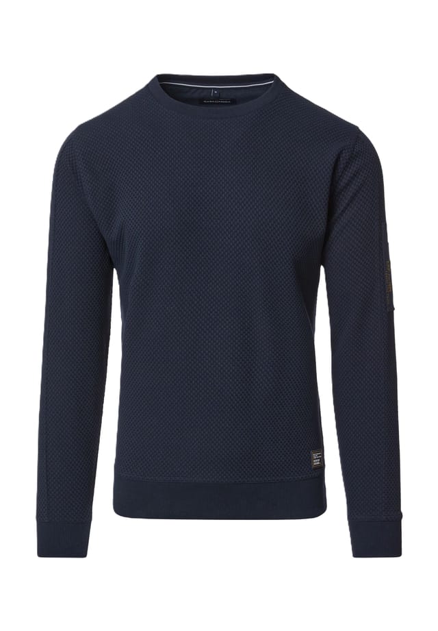 Свитшот со структурированным внешним видом Casamoda, синий
Свитшот со структурированным внешним видом Casamoda, синий