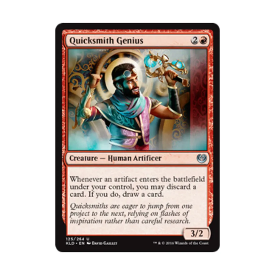 CCG Гений быстрого кузнеца (U), MTG - Kaladesh
CCG Гений быстрого кузнеца (U), MTG - Kaladesh