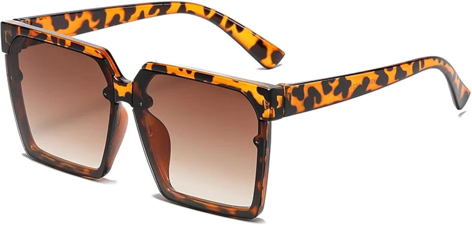 Модные солнцезащитные очки в крупной оправе для женщин и мужчин, трендовые очки класса люкс, летние очки для путешествий и вождения, солнцезащитные очки с защитой от УФ-излучения UV400 TKKTLLT, Leopard Tea
Модные солнцезащитные очки в крупной оправе для женщин и мужчин, трендовые очки класса люкс, летние очки для путешествий и вождения, солнцезащитные очки с защитой от УФ-излучения UV400 TKKTLLT, Leopard Tea