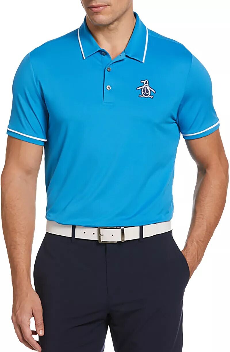 Мужская рубашка поло для гольфа с короткими рукавами и короткими рукавами Original Penguin
Мужская рубашка поло для гольфа с короткими рукавами и короткими рукавами Original Penguin